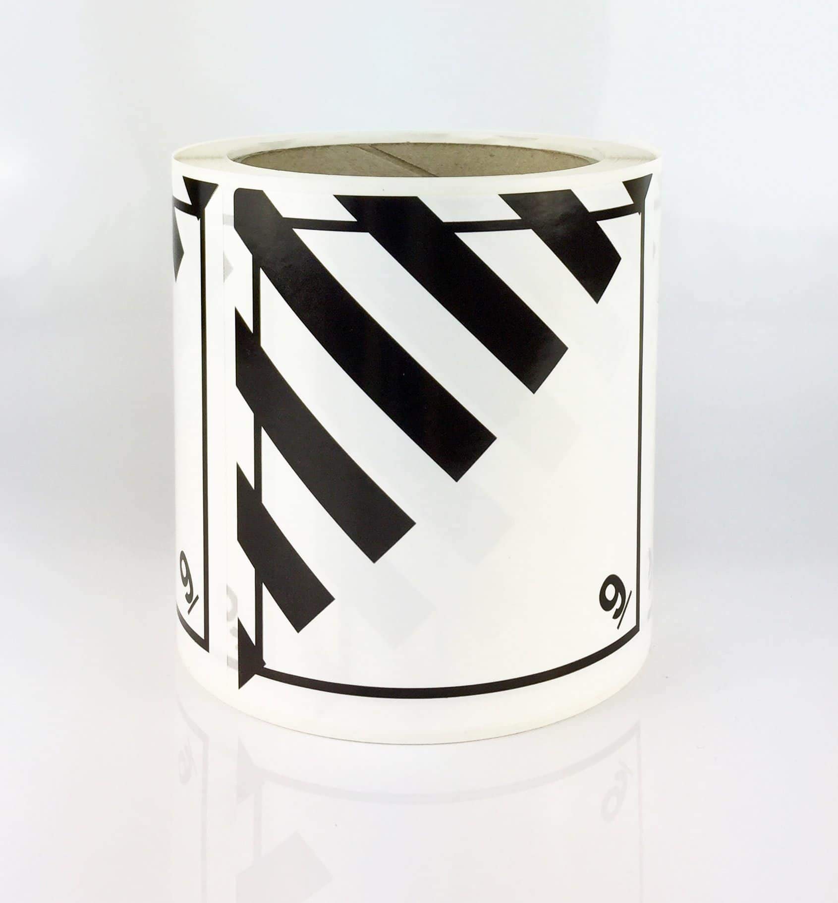 Class 9 Miscellaneous ADR Hazard Warning Diamond Labels 100mm | Roll of 250 | BS5609 Certified