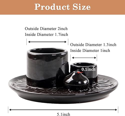 Miniatura 7 de Palo Santo, soporte de salvia blanca para quemar, cuenco de manchas, quemador de incienso para varillas de inciensoconos de inciensobobina de