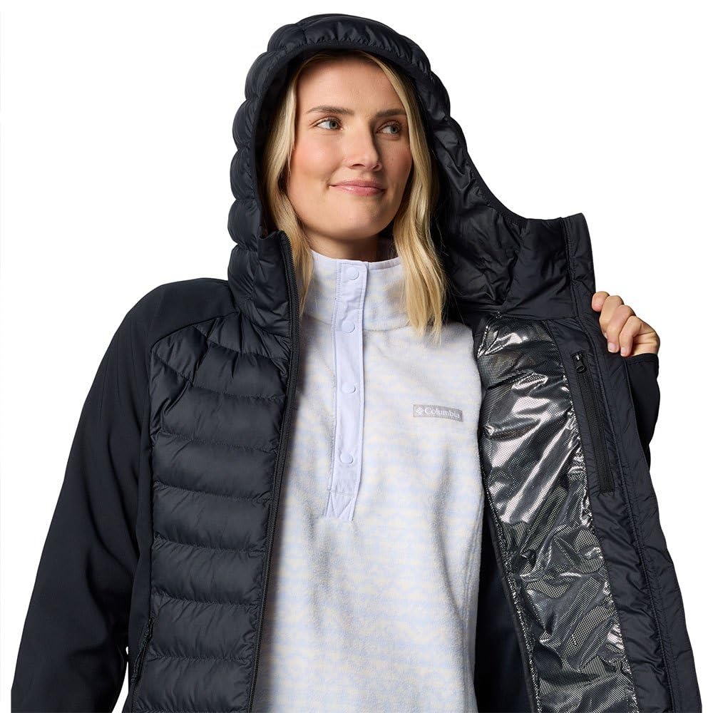 Columbia Powder Lite 2 Hybrid - Chaqueta Con Capucha Chaqueta acolchada con capucha Mujer (Pack de 1)