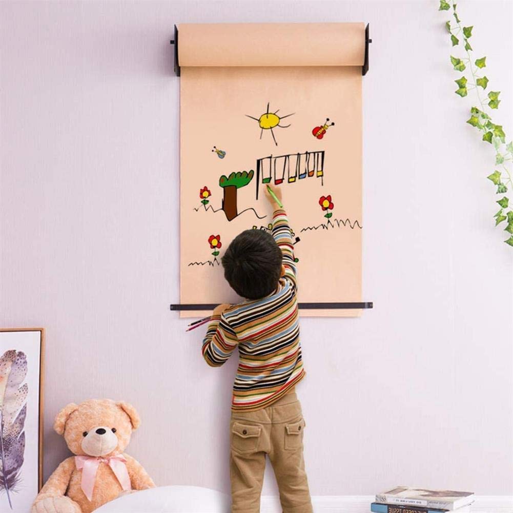 Buy Wall Mounted Kraft Paper Roll Holder/Dispenser with Cutter Bar