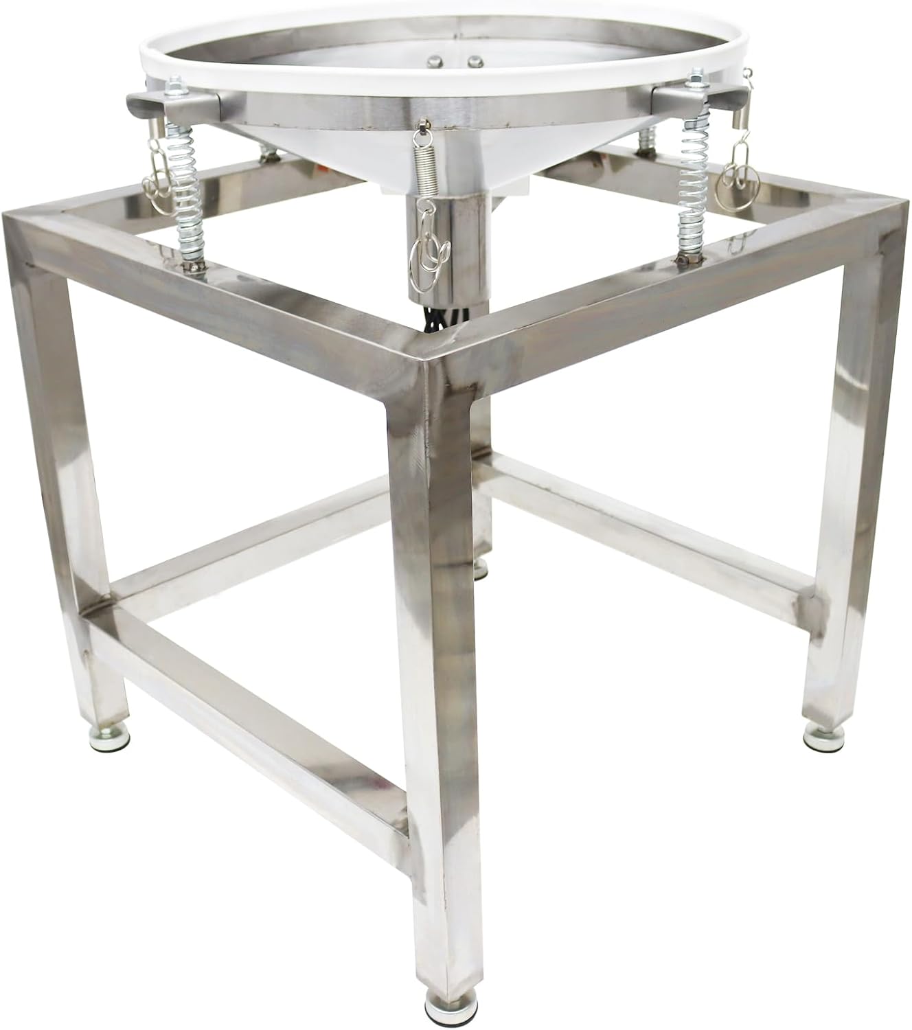 Automatic Powder Sifter Machine Sieve Shaker Vibrating Machine with 40 and 100 mesh Sieve for Granule Powder Grain Stainless Steel 110v 50w