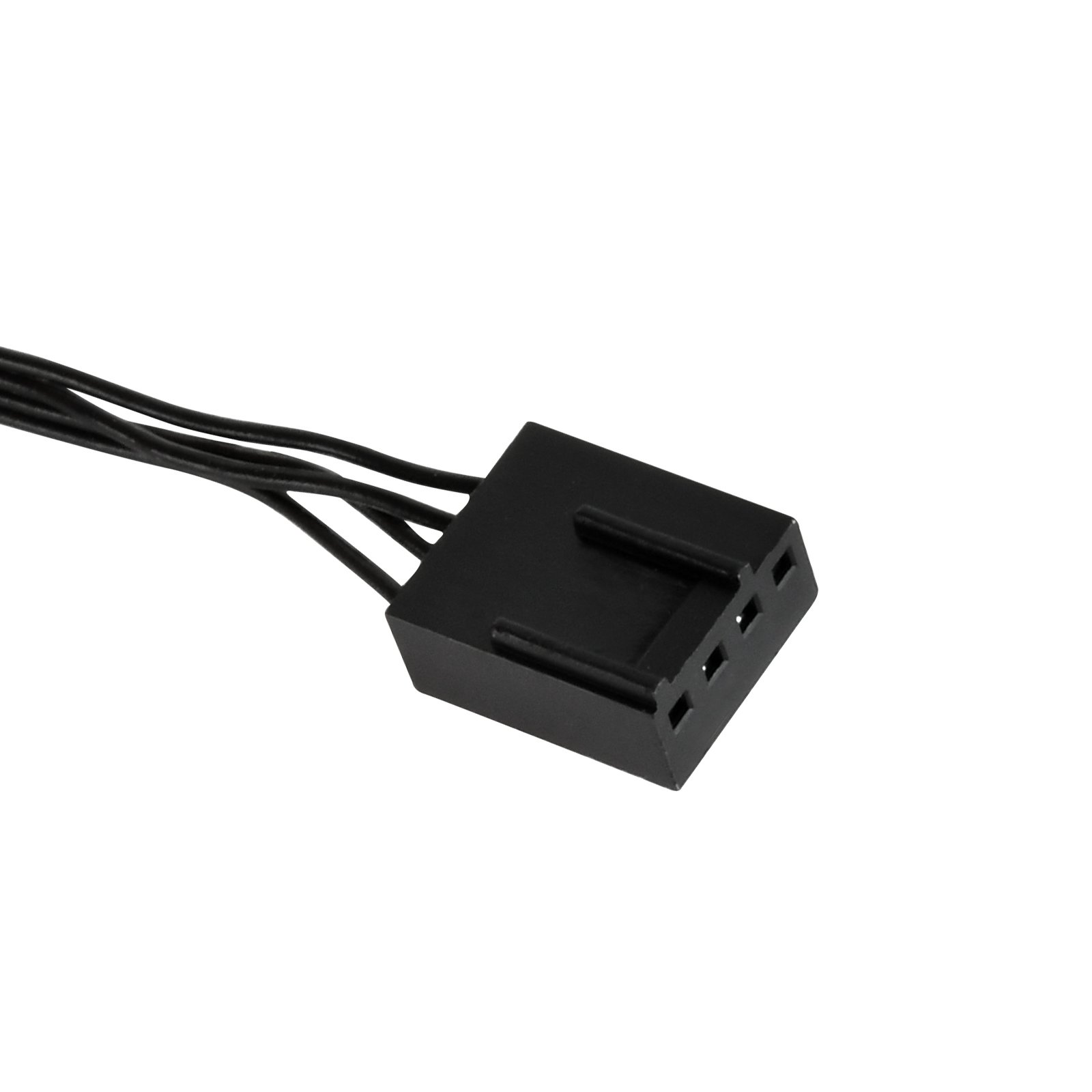 SilverStone SST-FW142-RGB - Ventola di raffreddamento della cassa del computer silenziosa serie FW 140 mm PWM, lama trasparente con telaio nero, cuscinetto a sfera, LED RGB