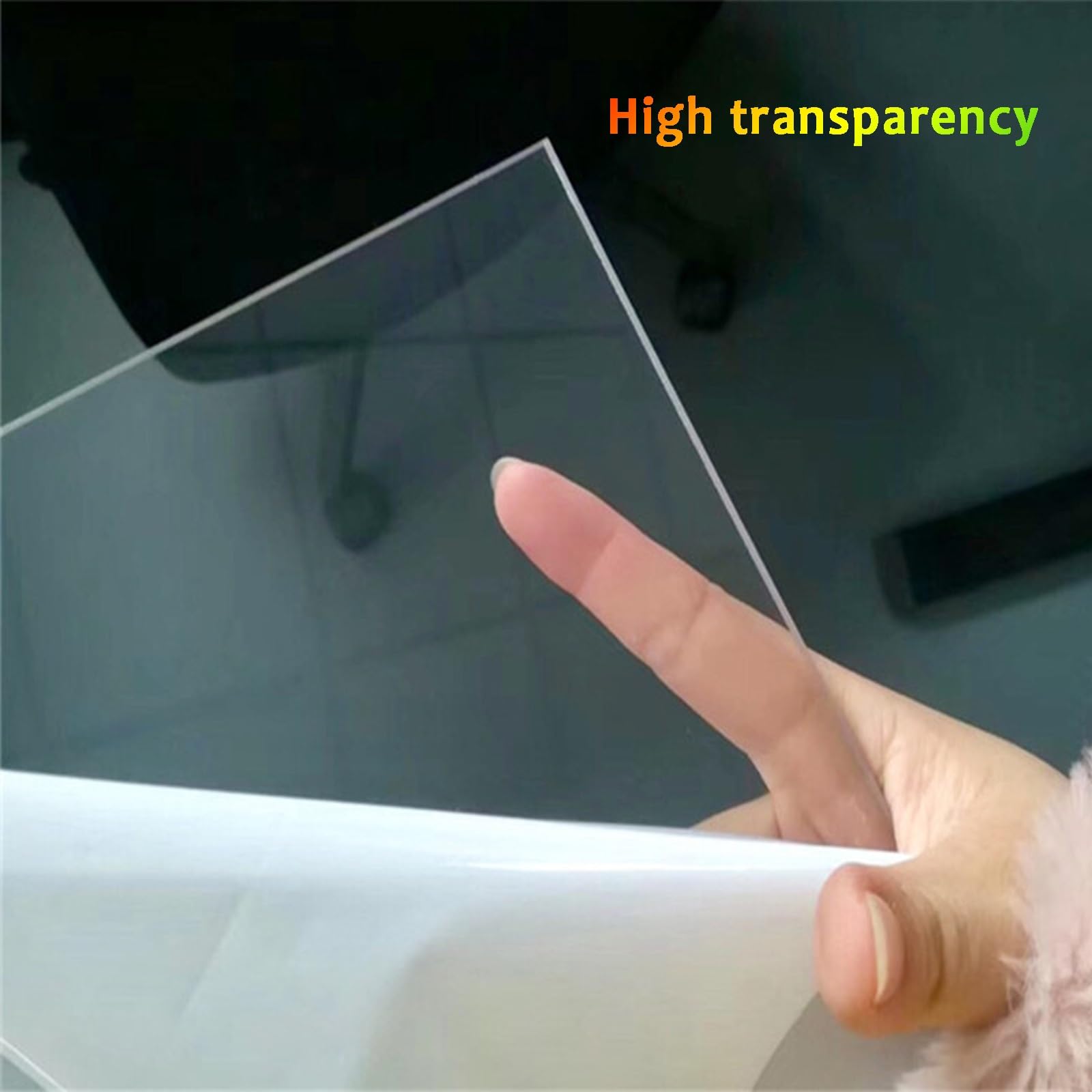 Polycarbonatplatten, die wasserdicht, sonnenbeständig und UV-beständig sind, transparente Kunststoffplatten, mit hoher Schlagfestigkeit, geeignet für Fensterbänke, Balkone und Veranden. ( Size : 100*2
