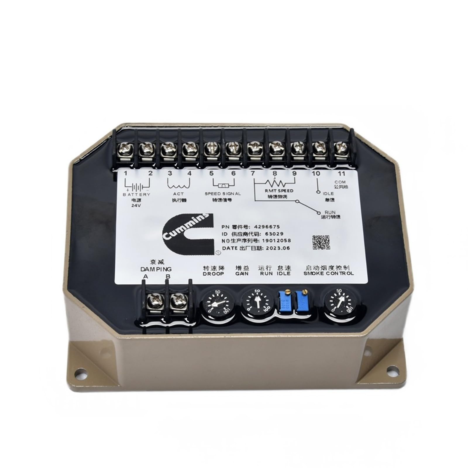 Módulo de placa de control 4296674 para reparar panel de motor de CC con gobernador 4296675 6