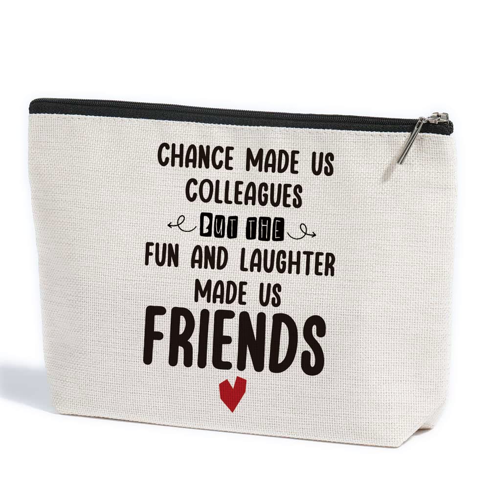 ZHAMEN Friendship Gifts for Women Friends Bestie Gifts for Women Birthday Gifts for Women Friendship Makeup Bag Inspirational Gifts for Women, Her, Friends, Female, Sister, Besties, BFF