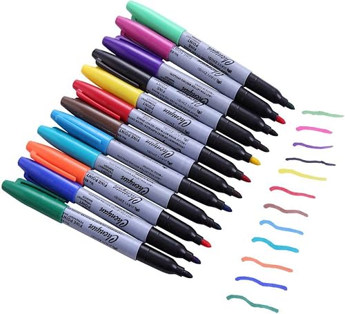 Miniatura 2 de Marcador permanente de piel de tatuaje, nuevo tatuaje estrella marcado Scribe Pen tatuaje pluma permanente 12 unidades tatuaje marcador pluma