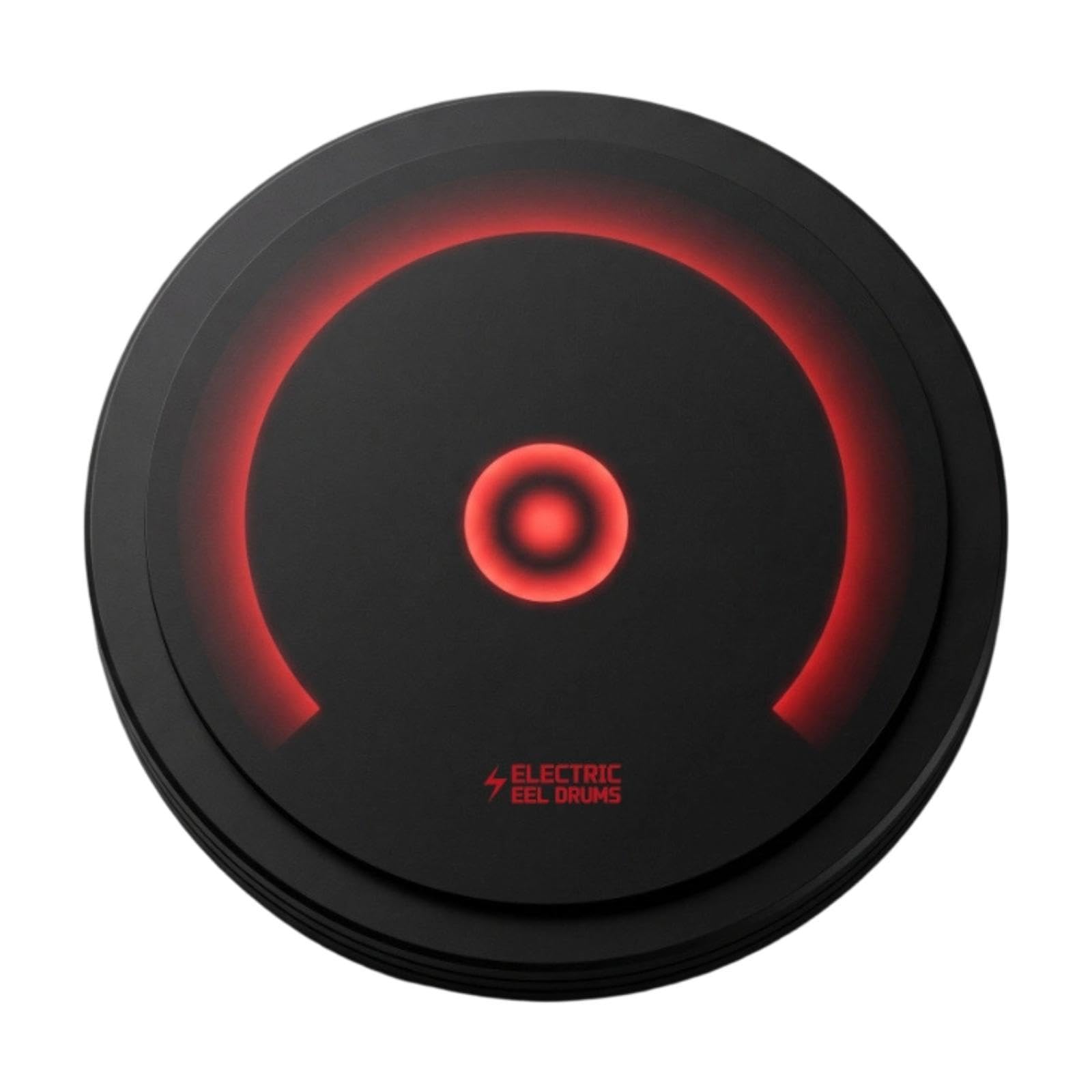 Almohadilla práctica batería 12 pulgadas para clases música, antideslizante para principiantes, con absorción impactos, portátil y, Rojo