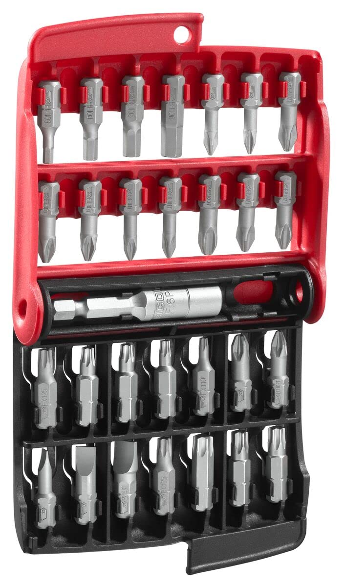 FACOM ATCL.2A2PB Protwist - Juego de destornilladores 3 en 1 y juego mixto de 28 puntas - Mango ergonómico de doble material - Trinquete de 45 dientes