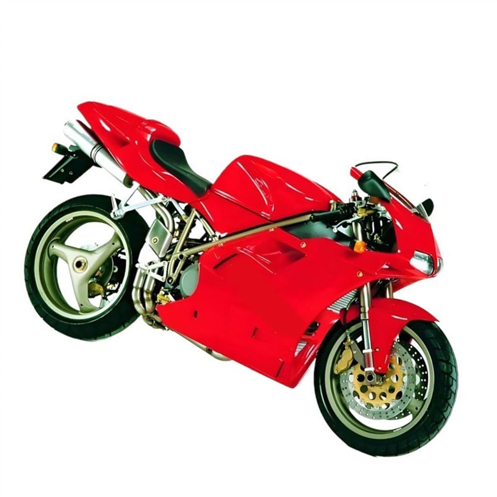 MAKUTU Modelo de Motocicleta a Escala 1:12 para Ducati 916 Modelo De Motocicleta para Montar, Versión De Simulación, Adornos De Aleación