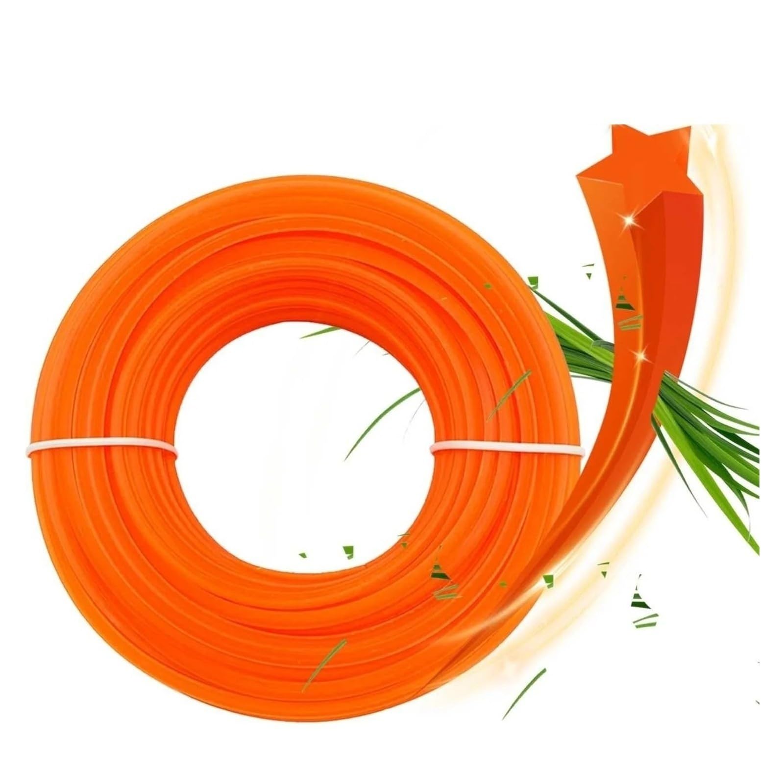 HIZON Línea de cortacésped de Nailon Pentagon(Scroll 1LB)