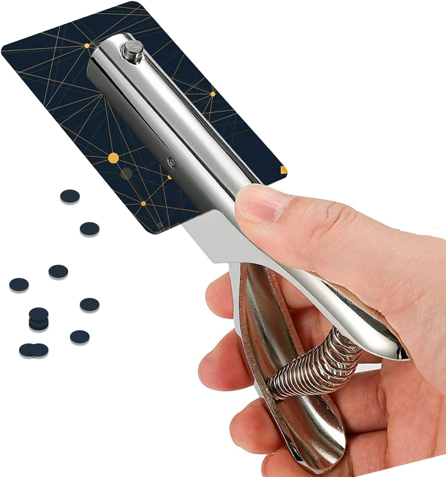 MyLifeUNIT Slot Puncher, Badge Hole Punch for Id Card, PVC Slot and Paper, HeavyDuty Hole Punch