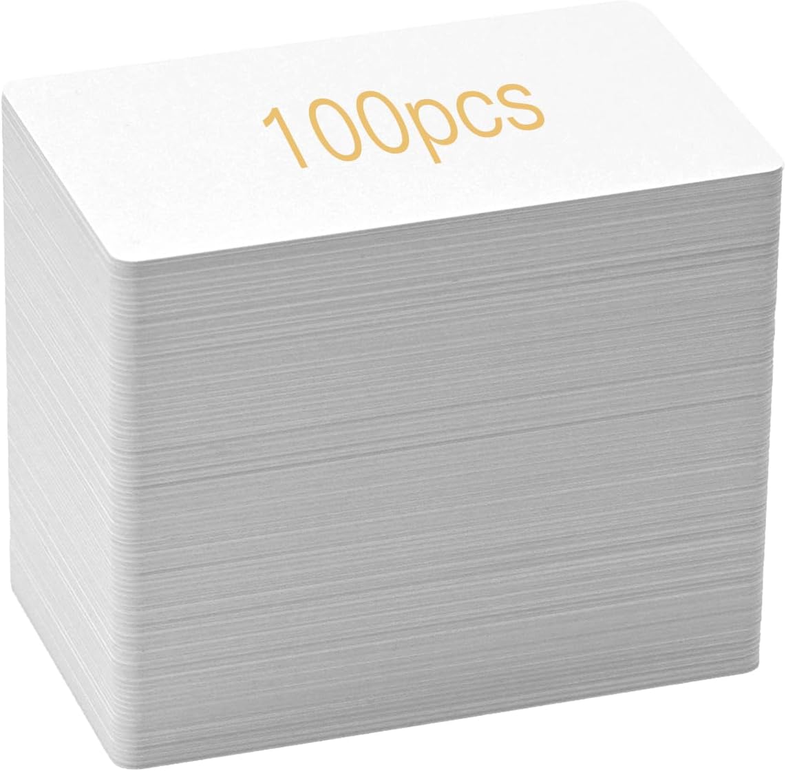 100Pcs Smart Intelligent Cards Mi-fare Classic 1K 13.56 MHz RFID Smart Cards is ISO14443A M1 Compatible.Printable Blank RFID Cards for Access Control, Hotel Key cads, etc