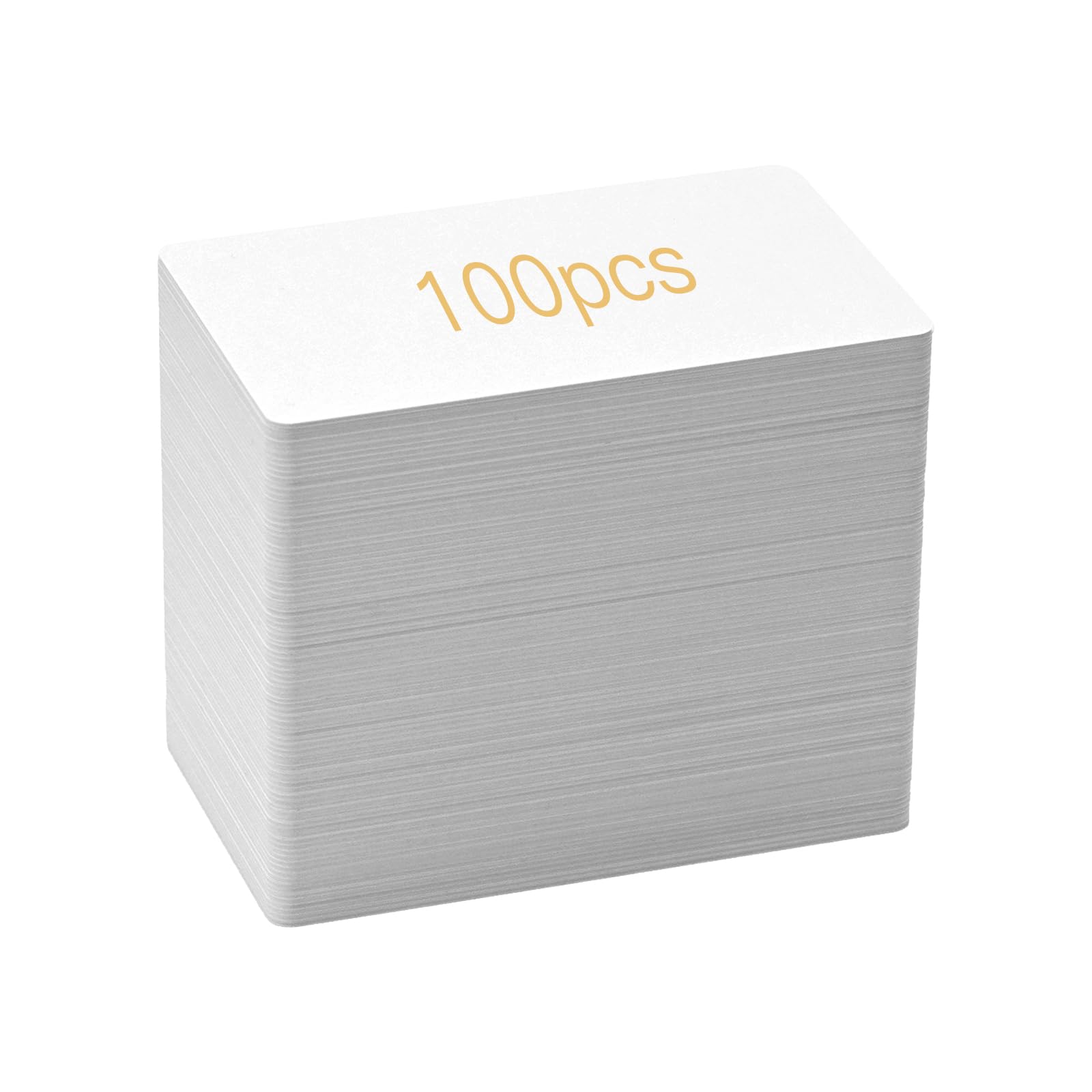 100Pcs Smart Intelligent Cards Mi-fare Classic 1K 13.56 MHz RFID Smart Cards is ISO14443A M1 Compatible.Printable Blank RFID Cards for Access Control,