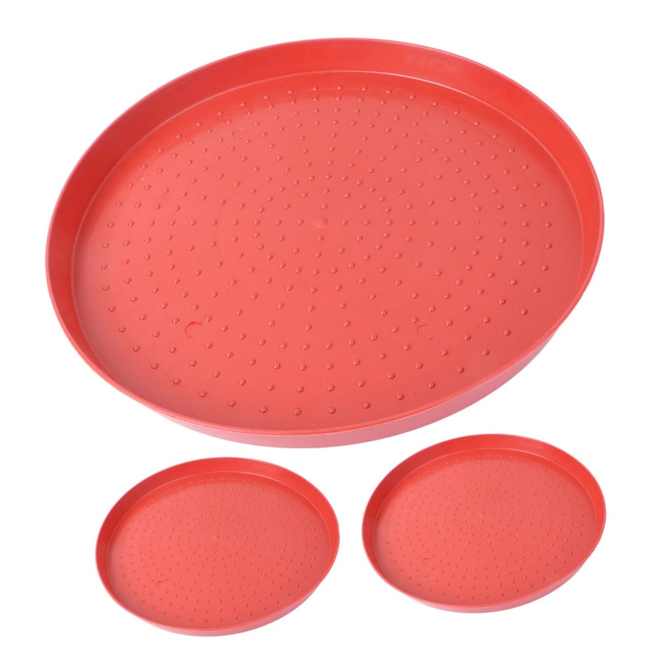 Mangeoire pour poules et poussins plateau durable 3 pièces pour stopper le gaspillage
