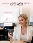 Momcozy M9 Hands-Free Wearable Breast Pump 24mm (Cozy Red, 2 Count) | App discreet control, upgraded mobile flow, multi-modes, 15 levels, perfect for working moms and travel