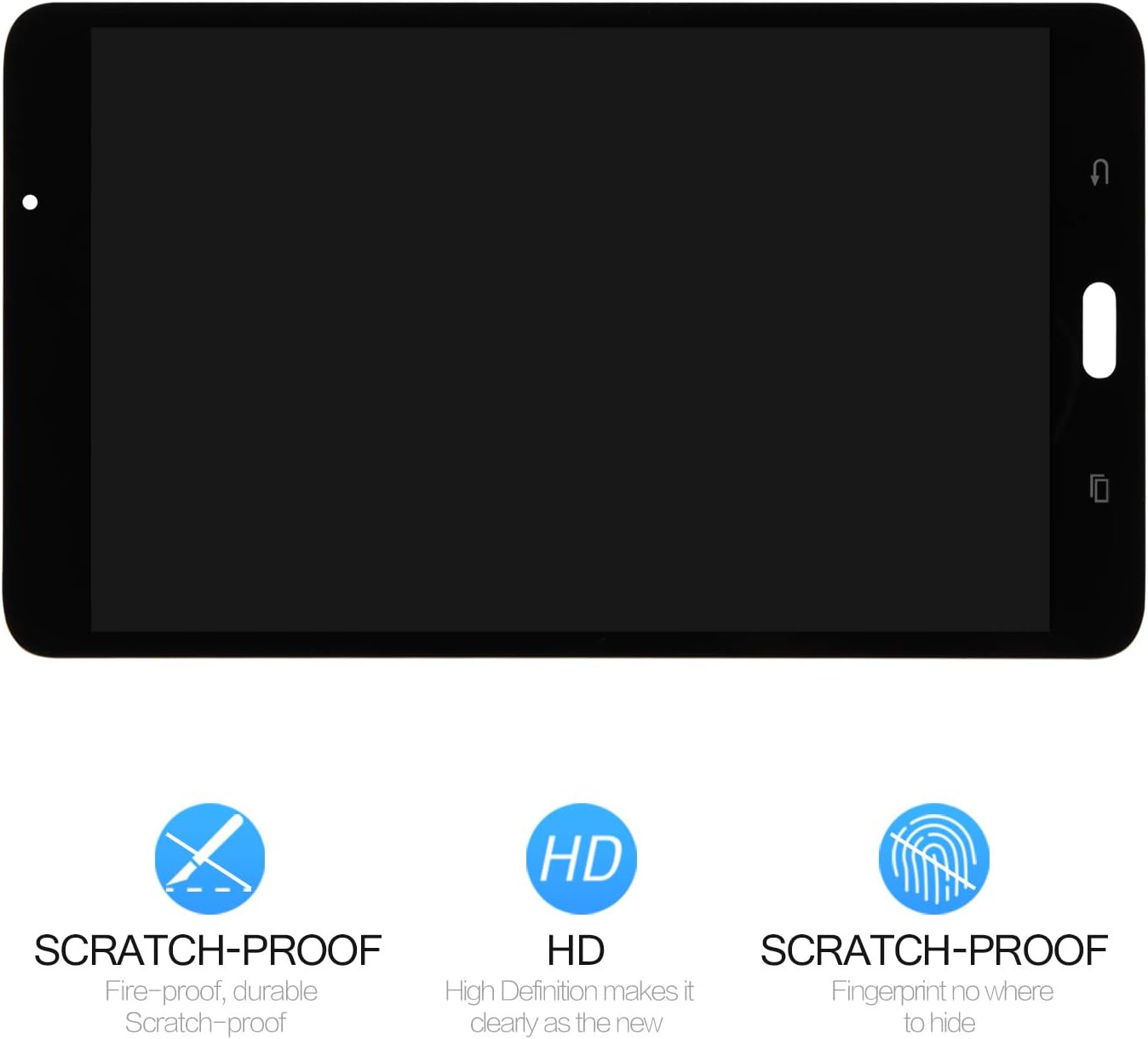 🔥 Crаzу Dеаlѕ Screen Replacement for Samsung Galaxy SM-T280 LCD Display Touch Digitizer Panel Full Assembly Compatible for Tab A 7.0 WiFi Tablet (Not for 3G Version & T285 & No Earpiece Hole) (Black) Amаzіng 🔥 Screen Replacement for Samsung Galaxy SM-T280 LCD Display Touch Digitizer Panel Full Assembly Compatible for Tab A 7.0 WiFi Tablet (Not for 3G Version & T285 & No Earpiece Hole) (Black)