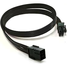 6 Pin PCIe Extension Cable PCIe 6 Pin to PCIe 6 Pin Extension Power Supply Cable 32 inches 16 AWG TeamProfitcom