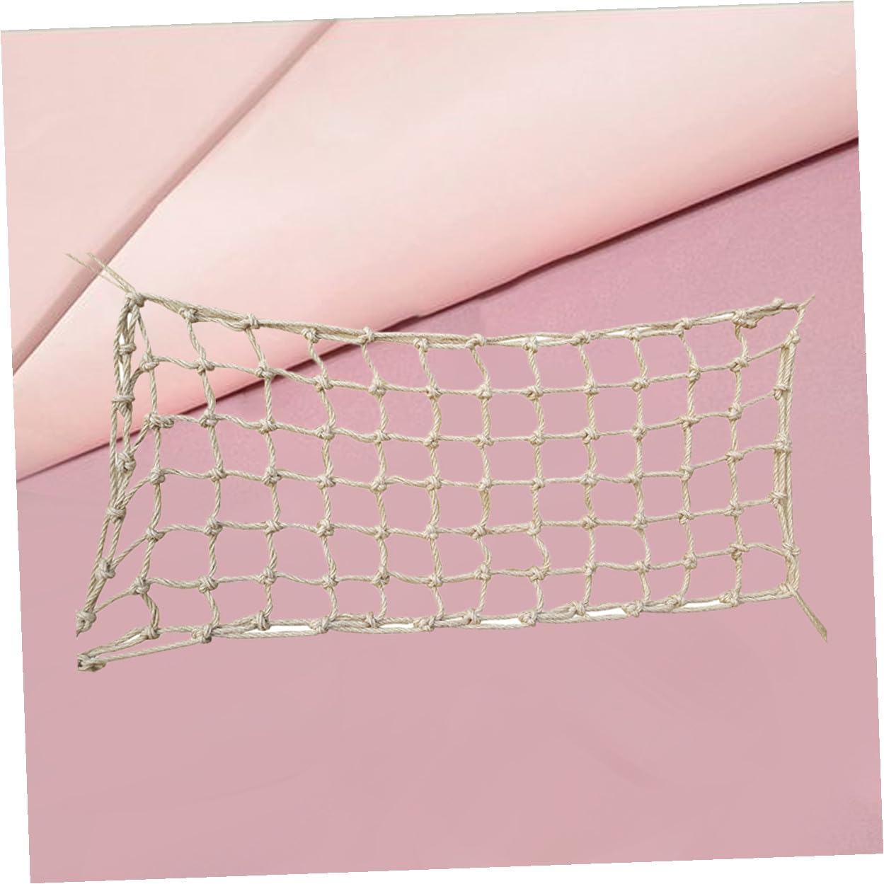GALPADA Parrot Hanging Net Kletternetz aus Beißfestem Hanfseil für Mittelgroße und Große Papageien Langlebiges Vogelspielzeug Bewegung und Beschäftigung Einfache Montage im Käfig