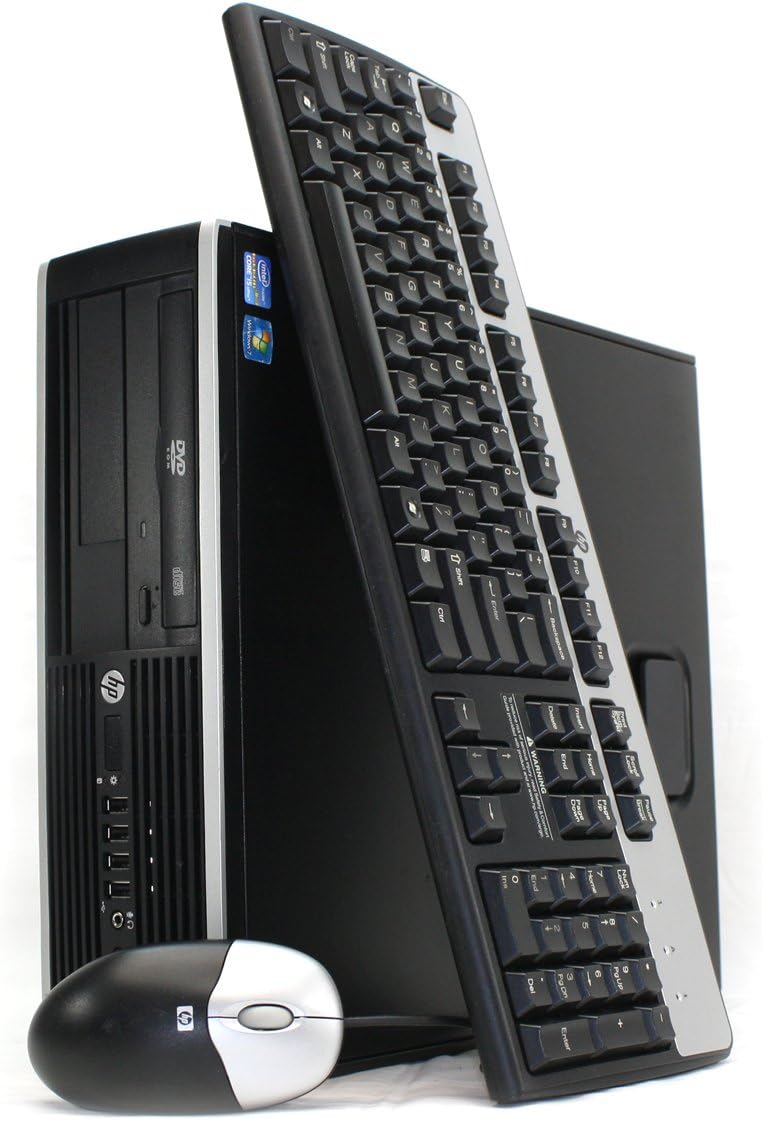 HP Elite 8200 SFF Desktop Computer PC - Intel Core i5-2400 3.1GHz, 8GB Ram, 240GB SSD (Solid State Drive), Windows 10 Pro (Renewed)
