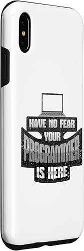 Vista 15 de Funda programadora para iPhone 12 Pro Max con programador de programación no tiene miedo