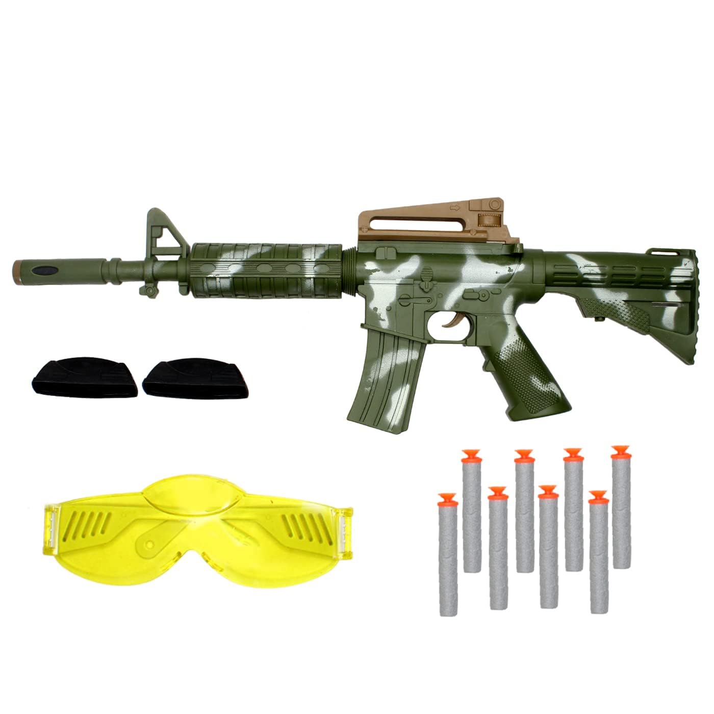 FULLY Shooting Toy with Soft Bullets and Goggles for Kids Boys and Girls | Shooting Accessories for Kids (Pack of 1) (B0B6FRV5WF) Amazon Price History, Amazon Price Tracker