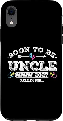 Soon to Be Uncle 2027 Loading for Pregnancy Announcement Case for iPhone XR
