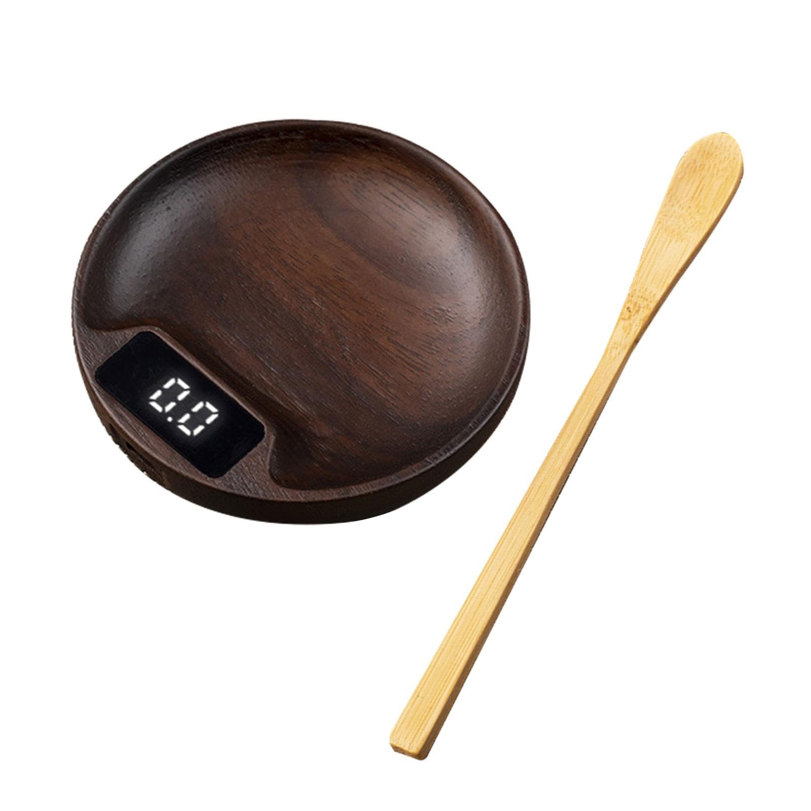 Báscula digital de madera para té y cocina utensilio USB para tu rutina