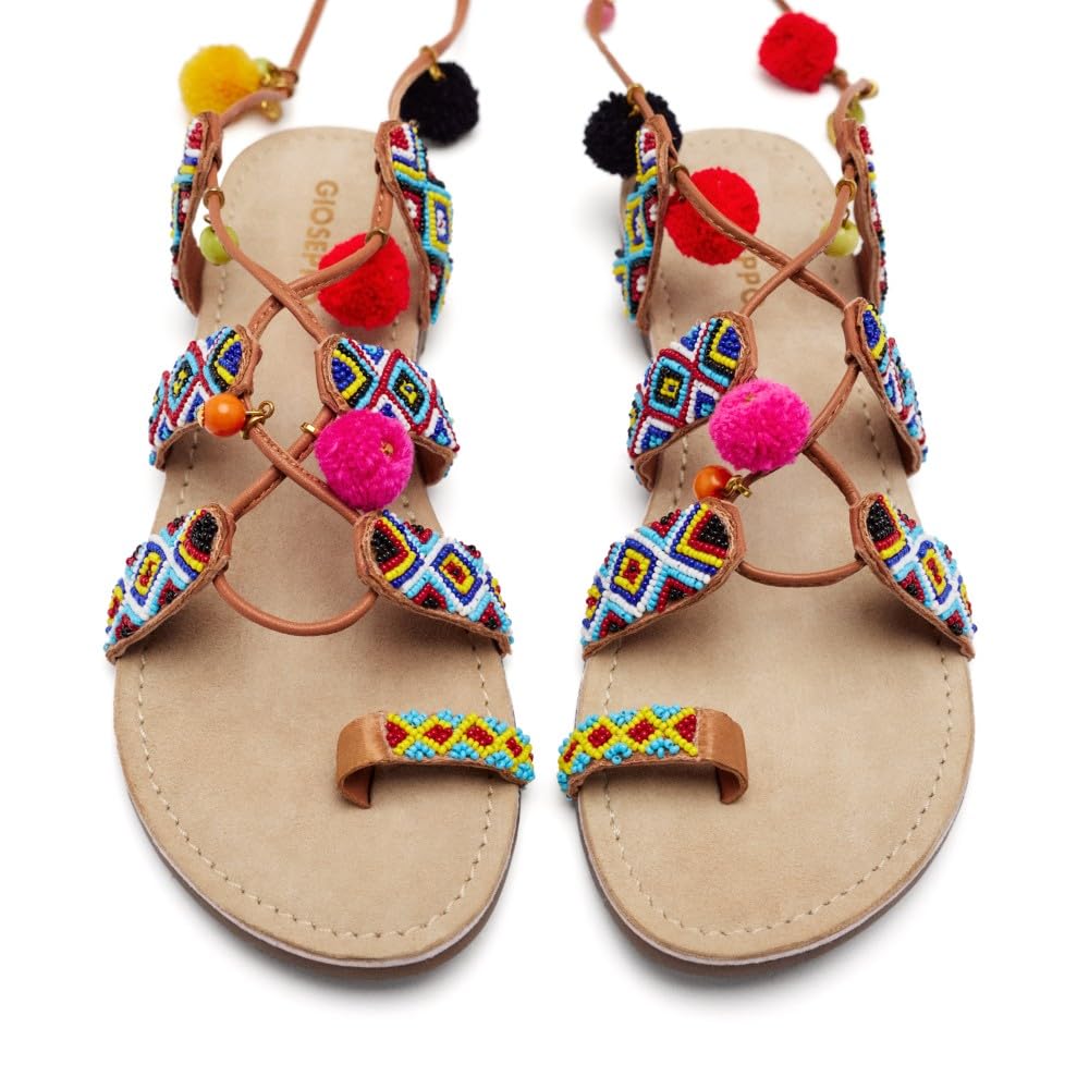 GIOSEPPO Women's 75563 Sandal, Multicoloured, 4 UK