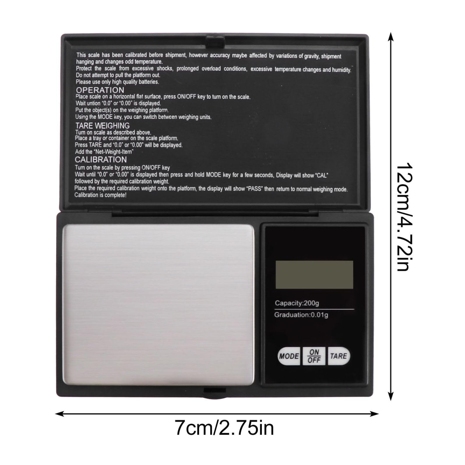 Digitale Pfeilgewichts-waage Präzisionswaage Zur Messung Von Pfeilgewicht Robustes Design Schwarz Batterielos Für Pfeilwettkampf Und Bogensport