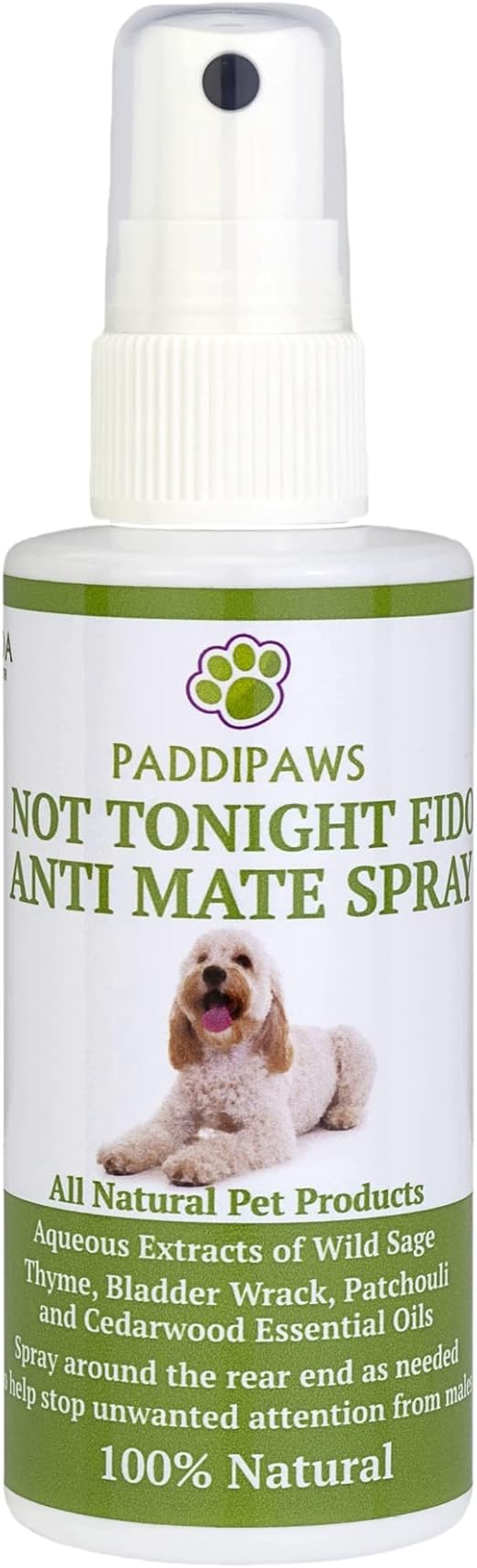 Not Tonight Fido Bitch Spray 100 Natural AntiMate Spray for Dogs