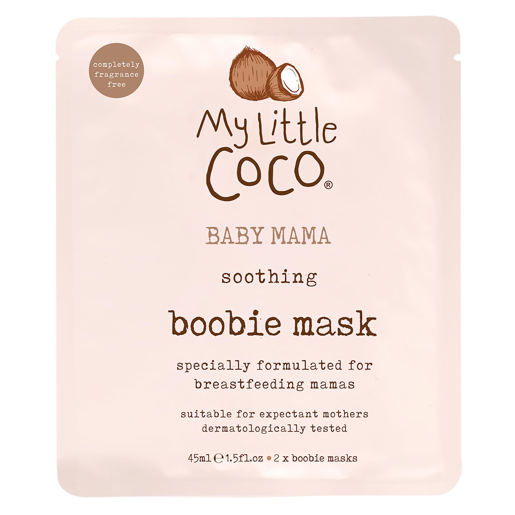 My Little Coco BABY MAMA Soothing Boobie Mask, 42ml, White