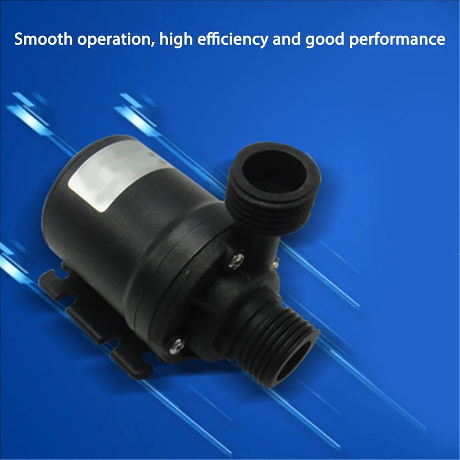 1pcs 12V/24V Electric Water Pump Portable Submersible Water Pump 5/5.5M 800L/h Brushless Motor for Cooling System Fountains Heater(White vertical)