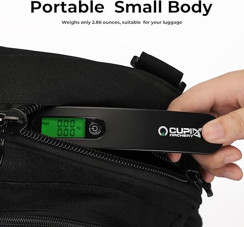 Miniatura 5 de Báscula de arco digital, 110 libras de alta precisión con arco de tiro con arco (negro)