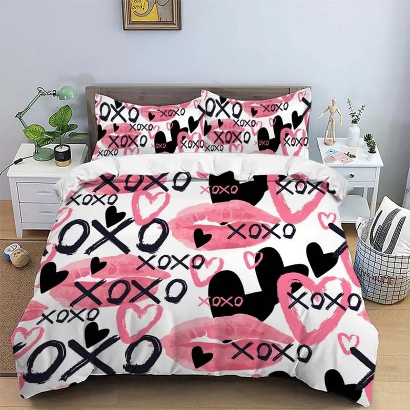 Housse de couette 90x190 rose pour transformer la chambre de votre fille en cocon