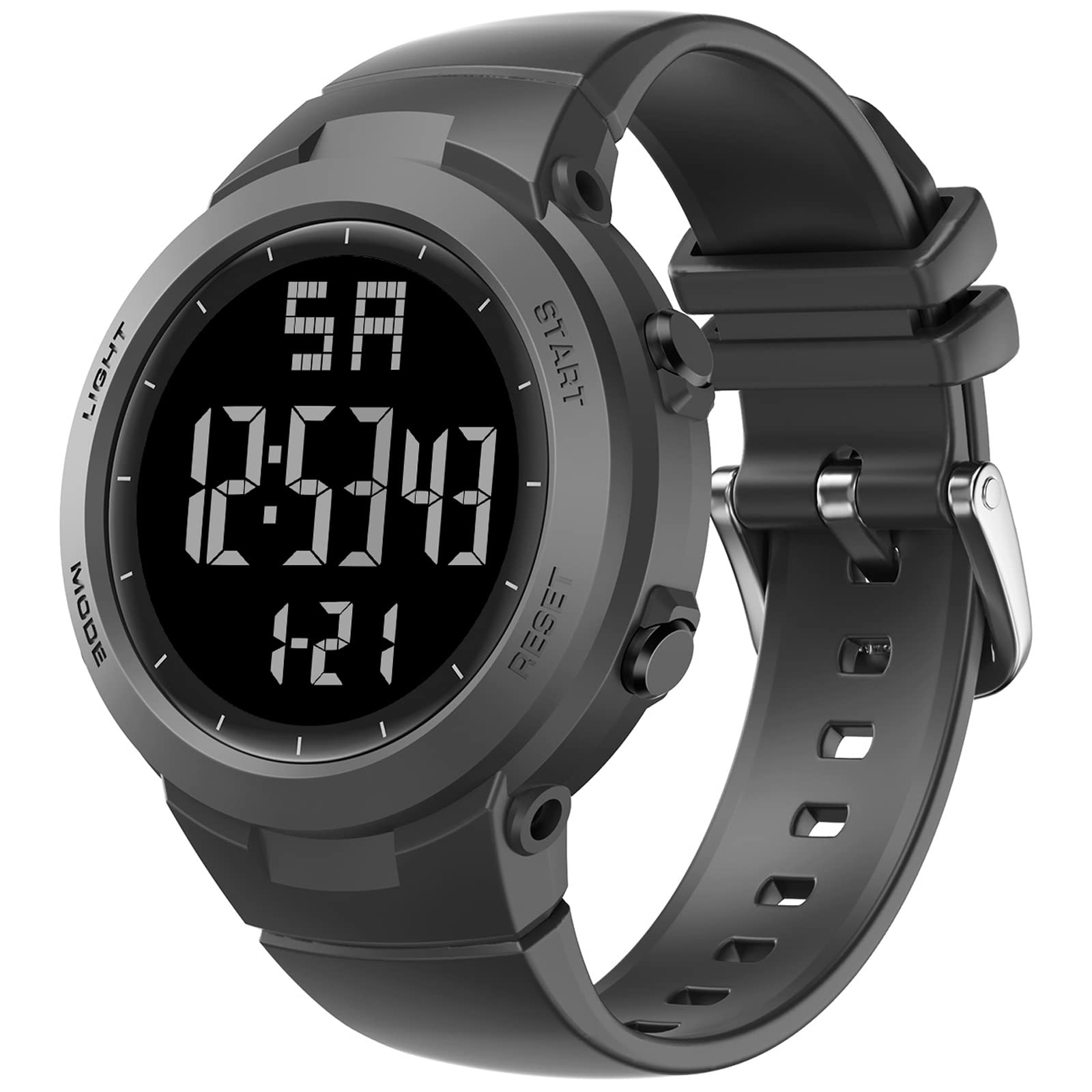 Digital Sports Watch Outdoor Sports Digital Watches Wrist Watch with Stopwatch Alarm Clock/Timer/LED Backlight Waterproof Digital Watches for Women Boys