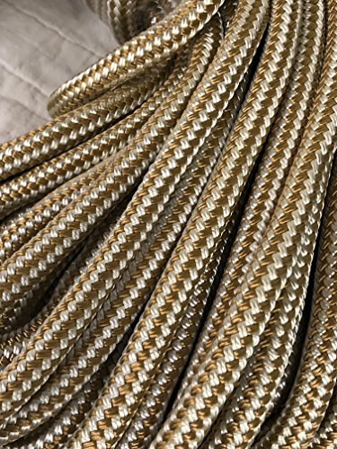 Gold Double Braid Nylon Rope 5/8 inch by 150 feet