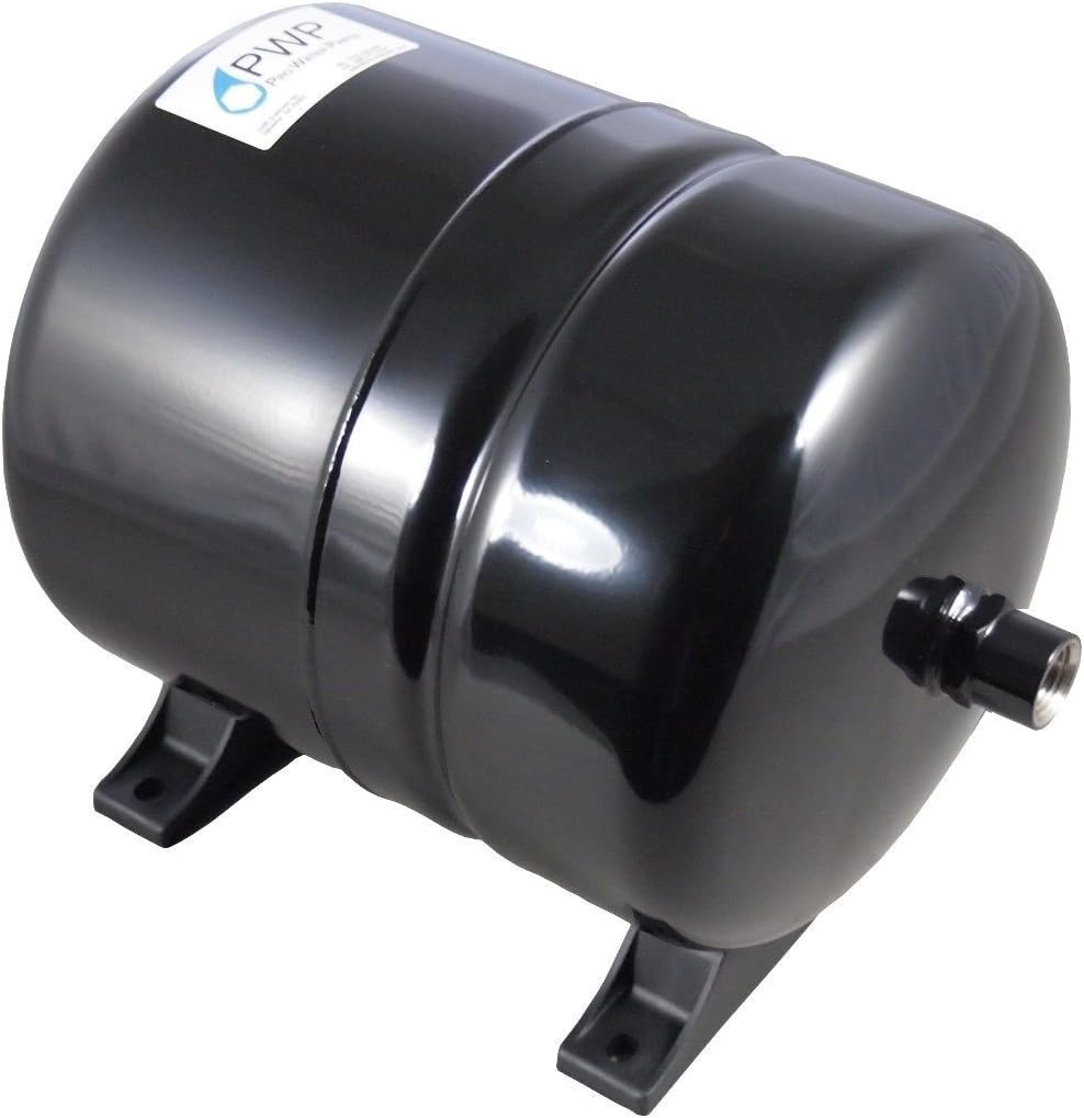 Pro Water Parts 2 Gallon Accumulator Expansion Tank With Wall Mount Bracket 1/2" Female NPT