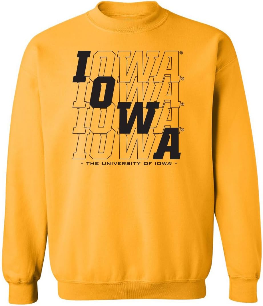 CornBorn Iowa Hawkeyes Crewneck Sweatshirts | Choose Your Design