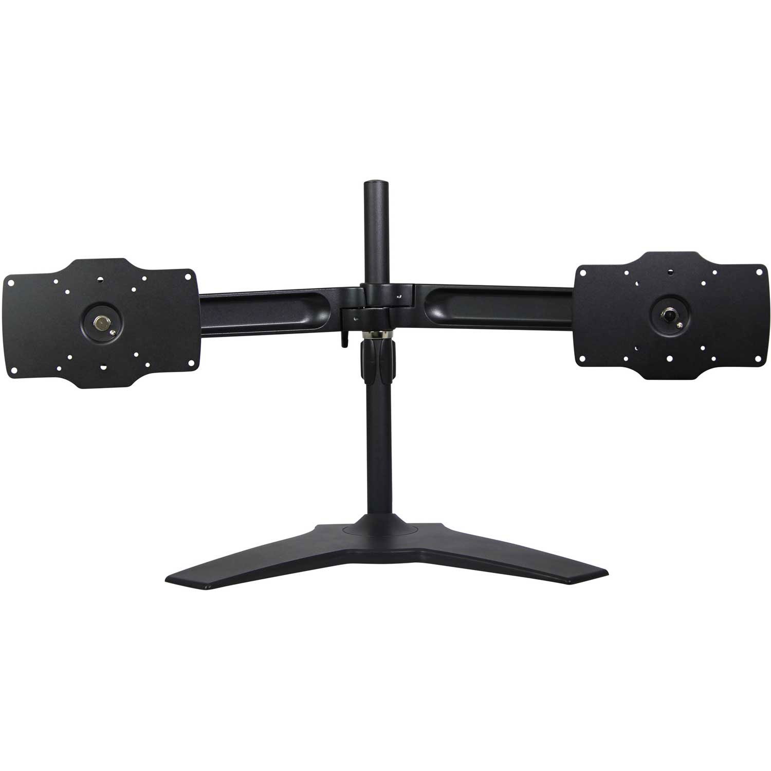 Raven (DE732S-S) Vanguard Series Gaming Mount - Dual Monitor Mount Stand with Independent Arm Height Adjustments - Supports 24 Inch to 32 Inch Monitor, Display, TV, Panel, LCD, LED