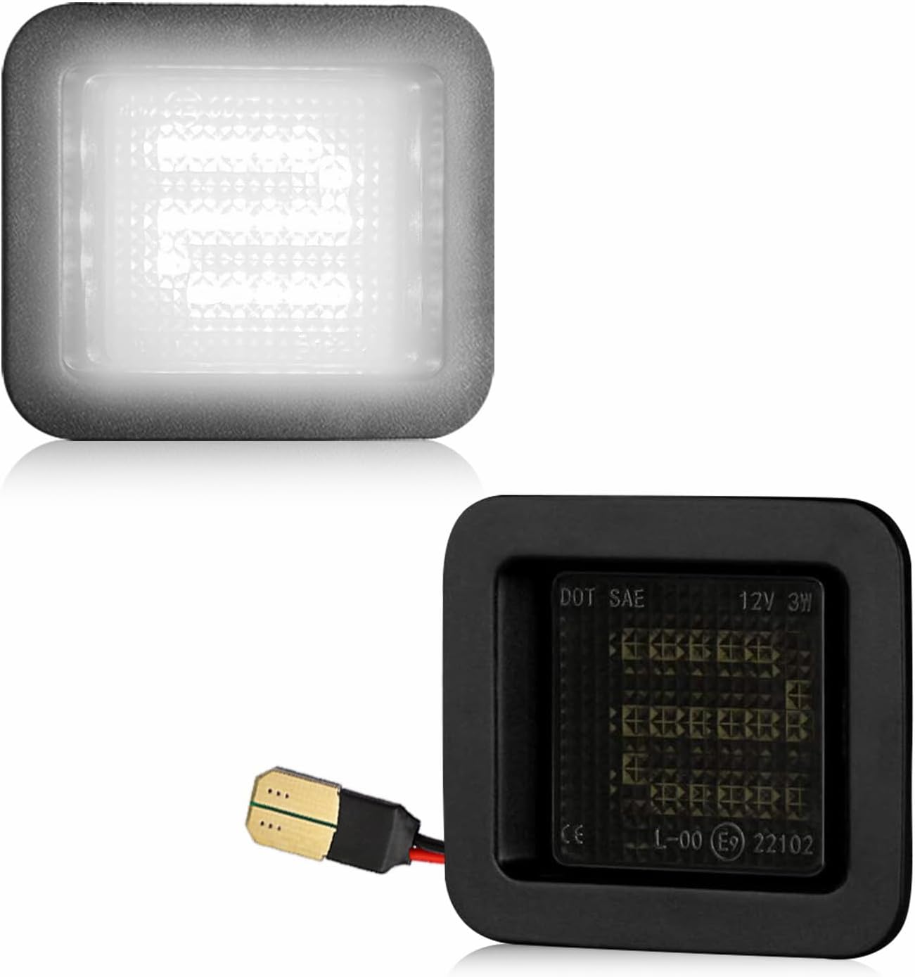 LED License Plate Light Tag Lamp Assembly Replacement