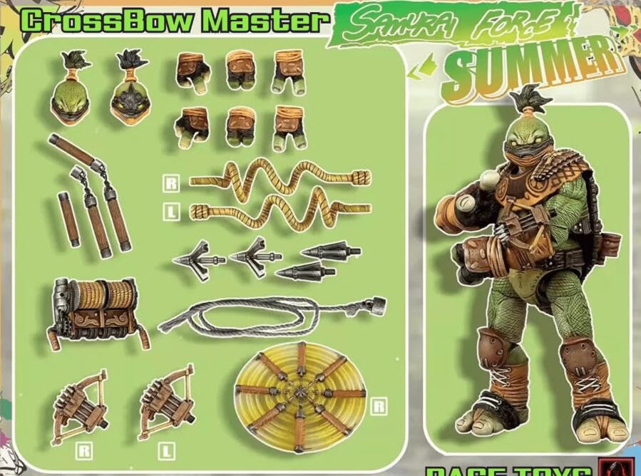 Amazon | [AC]Rage TOYS Rave 武士 第三弾 亀 クロスボー マスター