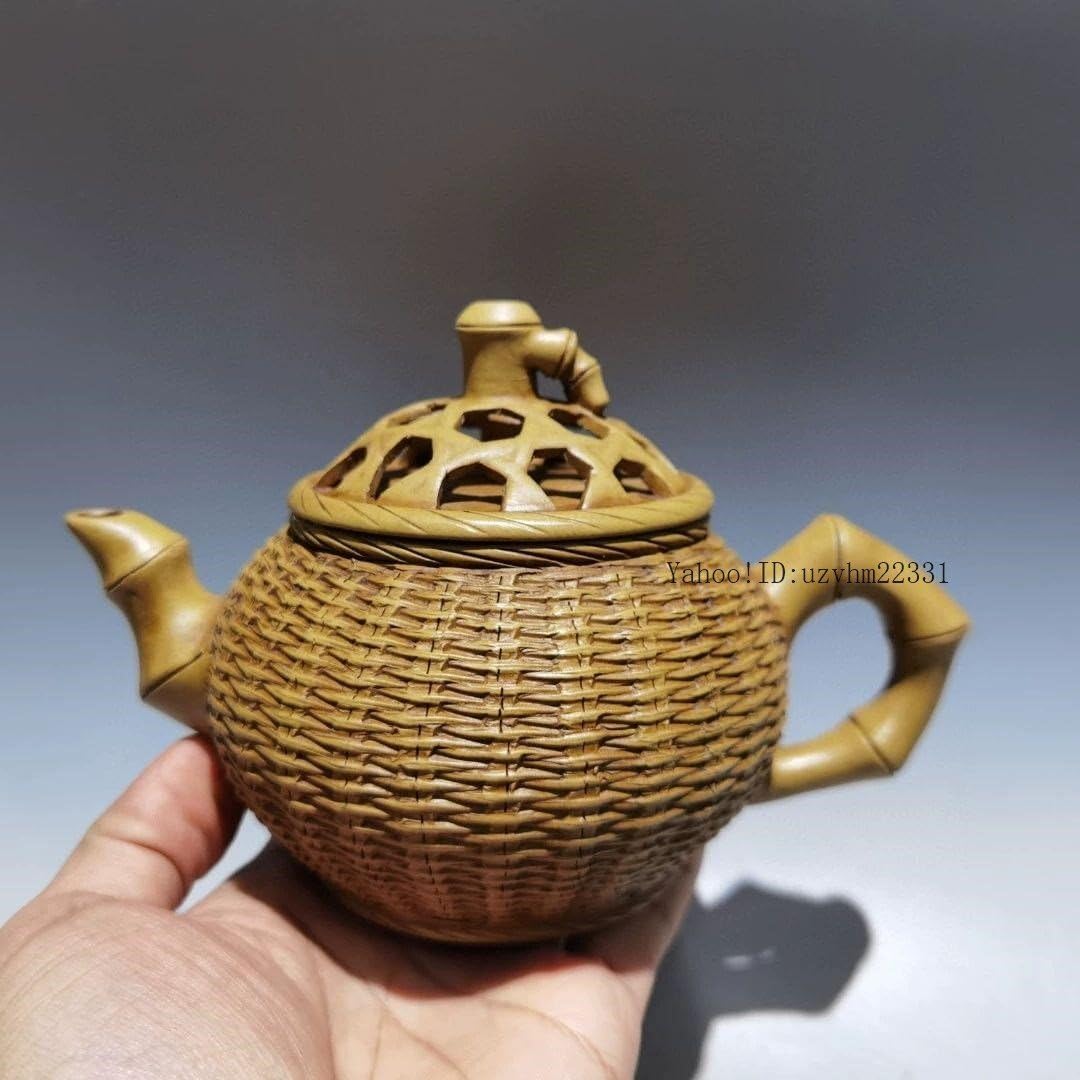 紫砂壷 宜興 竹筐壺 泡茶壺 茶器 紫砂壷 宜興 竹筐壺 泡