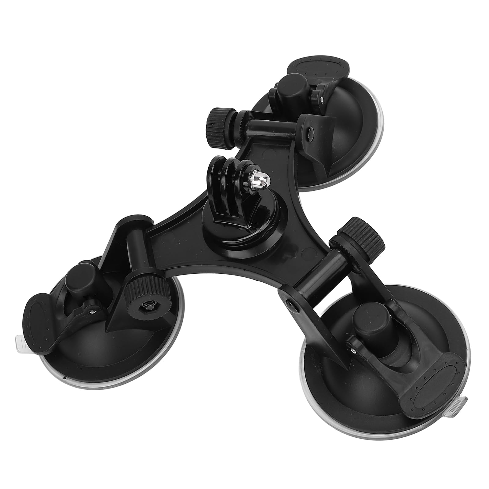 Ymiko Satellite Tripod Suction Cup Mount, Mini Suction Cups with Adapter and Screws Mini Mount for RV Roof
