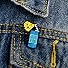 Produktbild JTXZD Brosche Cartoon Blaue Flasche Spray Brosche Reiniger Unsinn Entfernen Spray Emaille Pin Denim Mantel Abzeichen Freunde s