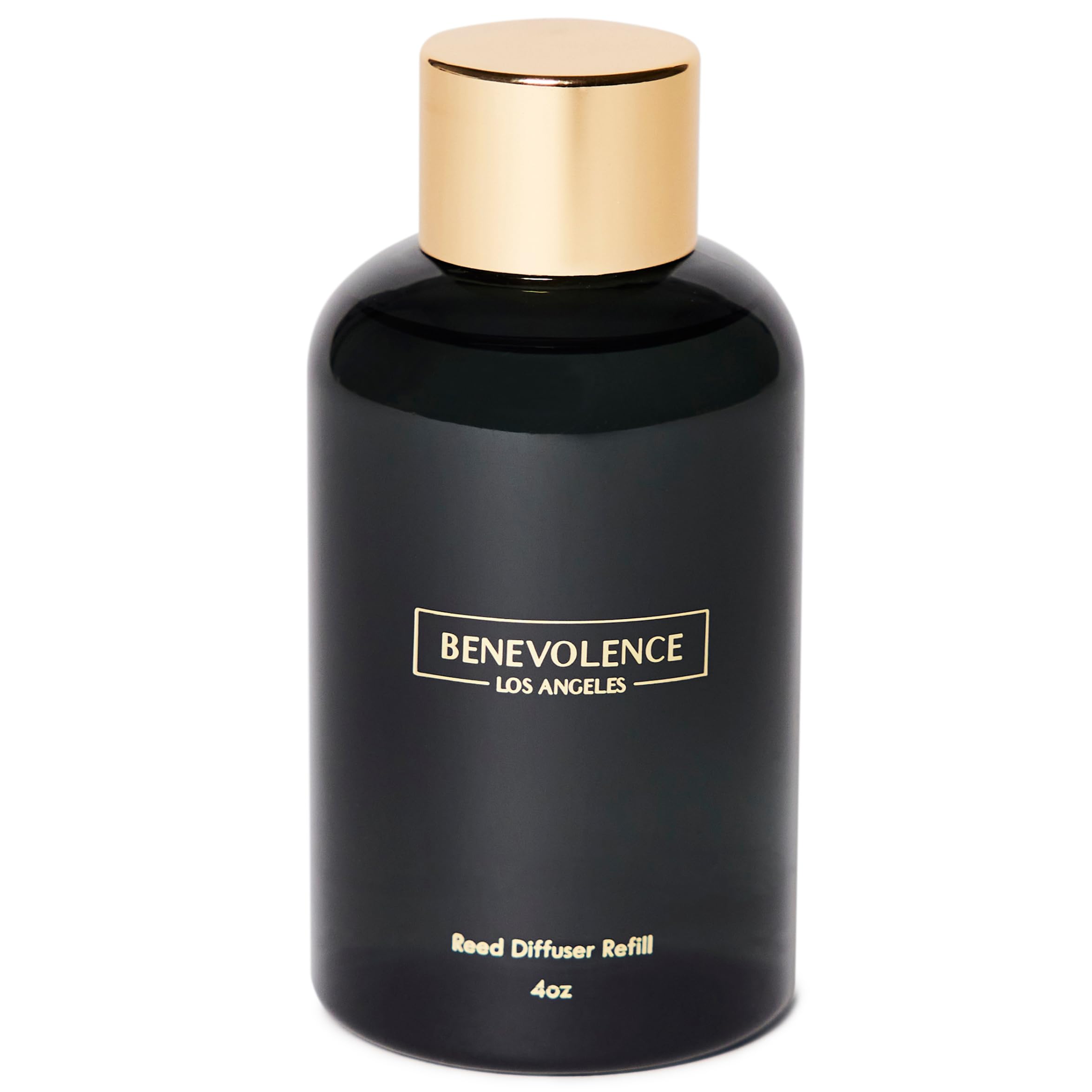 Benevolence LA Rose & Sandalwood Reed Diffuser Oil Refill | Long Lasting Home Fragrance for Bathroom and Bedroom | Essential Oils for Relaxation - 4 oz