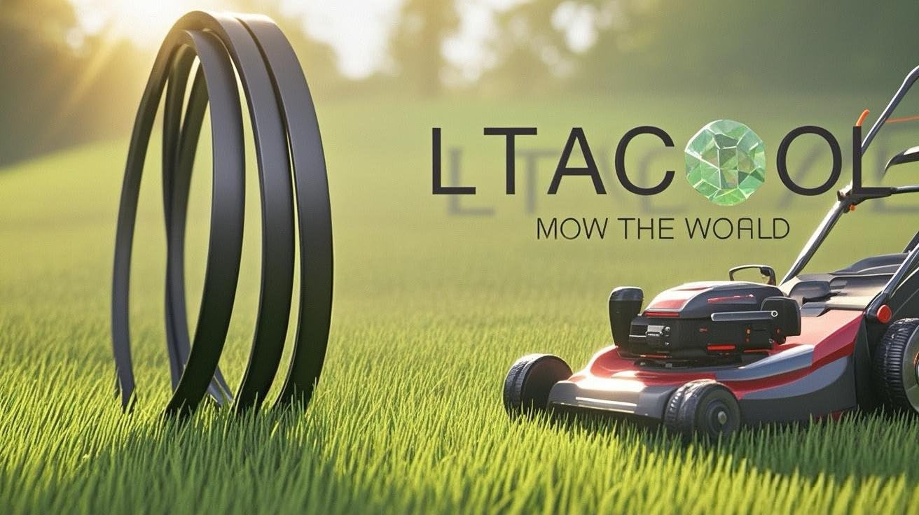 Ferro Da Stiro Verticale Ariete Cinghia Di Ponte Per Tosaerba Wright Stander 52 - Sostituisce 71460003, Misura 5/8 X 80-3/8 Cinghia RUSSO Per Tosaerba - Foto 2