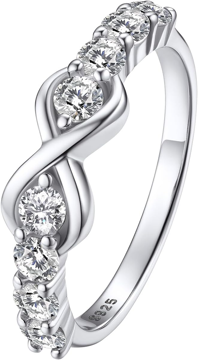 ANELLO DONNA MORELLATO TESORI ZIRCONI SAIW65 RING MISURA 14 16 ARGENTO - Foto 5