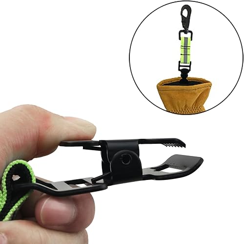 Miniatura 4 de Correa de guante de trabajo de bombero, 2 unidades, equipo de asistencia de rescate de emergencia, correa de nailon reflectante, correa de seguridad