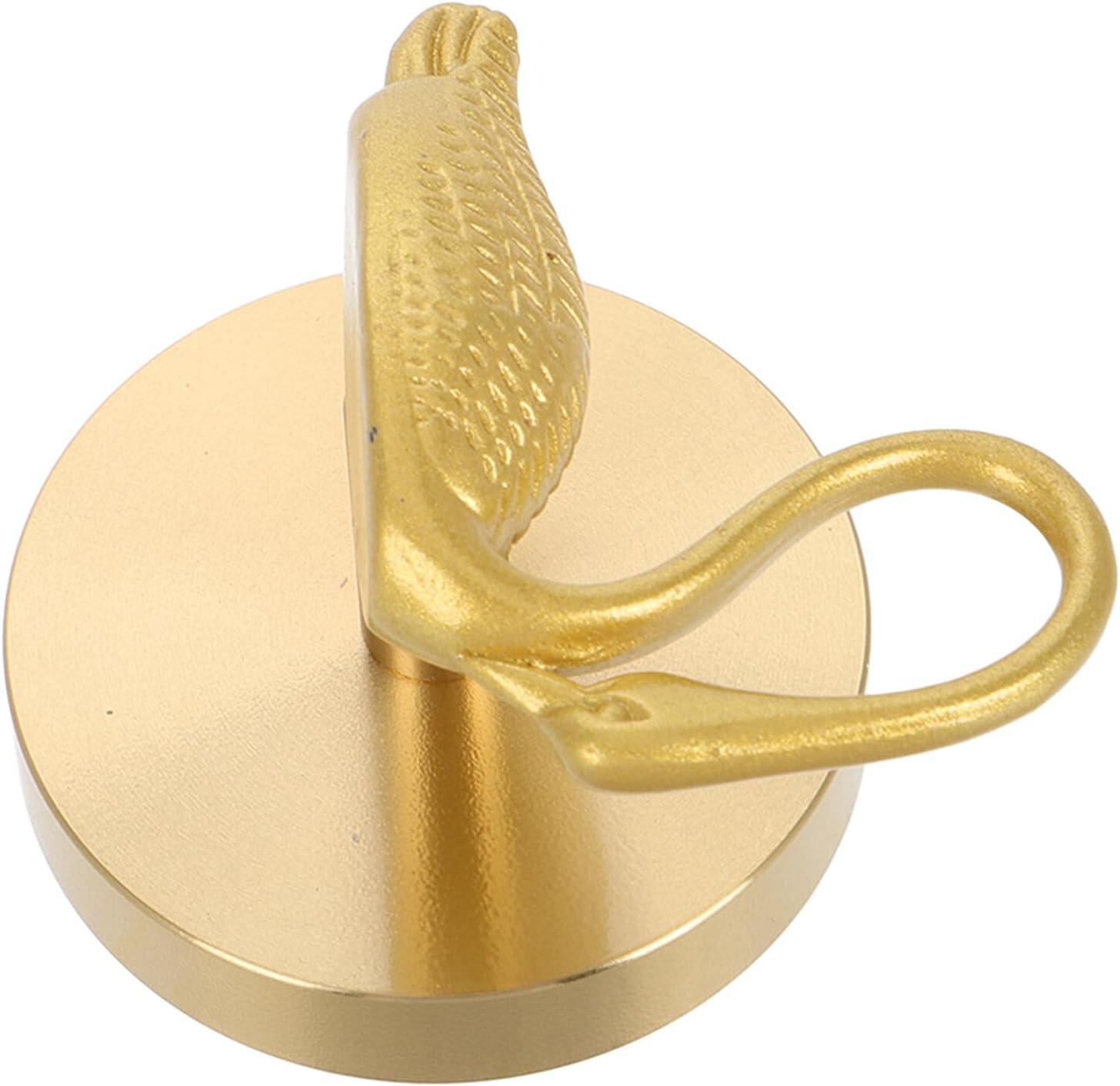 TOYANDONA Swan Vintage Wall Hooks Multi-Purpose Copper Animal Hooks with Adhesive Backing