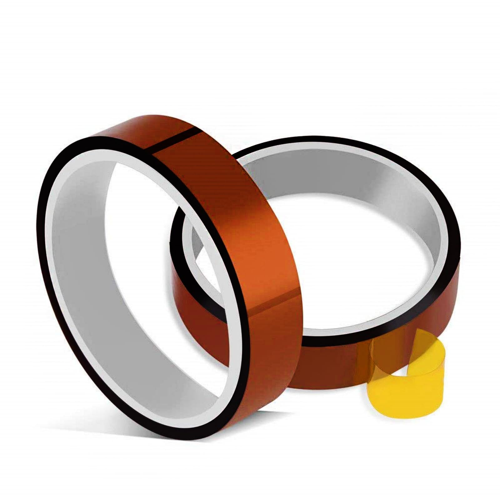 BEILOCKERY 2 Rolls Heat-Resistant Tapes, 10mm*30m Heat Transfer Fixing Tape, High Viscosity, Electronic Component Protection, Insulation Tape